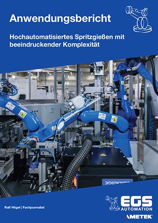 Automatisiertes Spritzgießsystem mit mehrachsigen Industrierobotern für präzise Fertigung und integrierte Montageprozesse