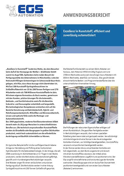 Exzellenz in Kunststoff, effizient und zuverlässig automatisiert