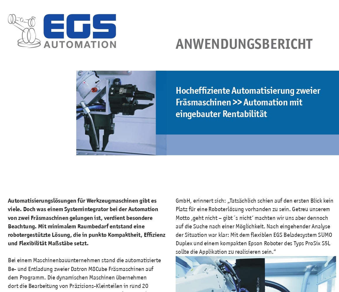 Roboterarme in einer Zelle