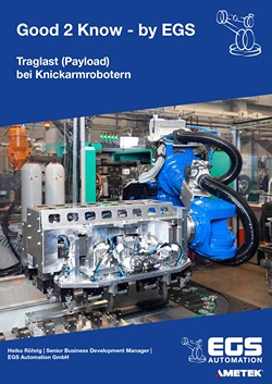 Blauer Knickarmroboter mit hoher Traglast